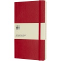 Moleskine Classic Softcover Notizbuch L – liniert, Scharlachrot