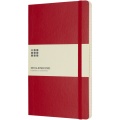 Moleskine Classic Softcover Notizbuch L – kariert, Scharlachrot