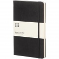 Moleskine Classic Hardcover Notizbuch L – gepunktet, Durchgehend schwarz