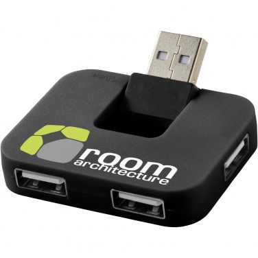 Logotrade Geschäftsgeschenke das Foto: Gaia USB Hub mit 4 Anschlüssen