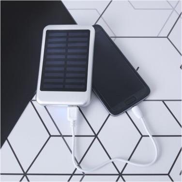 Logotrade Werbeartikel das Foto: Bask 4000 mAh Solar Powerbank