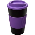 Americano® 350 ml Isolierbecher mit Schutzring, Tiefschwarz / Lila