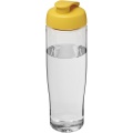 H2O Active® Tempo 700 ml Sportflasche mit Klappdeckel, Transparent / Gelb