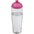 H2O Active® Tempo 700 ml Sportflasche mit Stülpdeckel, Transparent / Rosa