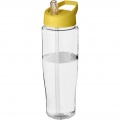 H2O Active® Tempo 700 ml Sportflasche mit Ausgussdeckel, Transparent / Gelb