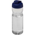 H2O Active® Base 650 ml Sportflasche mit Klappdeckel, Transparent / Blau