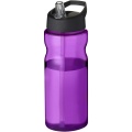 H2O Active® Base 650 ml Sportflasche mit Ausgussdeckel, Lila / Tiefschwarz