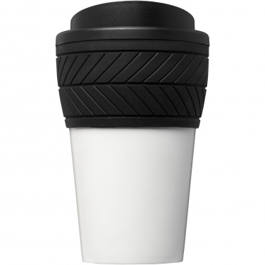 : Brite-Americano® 350 ml Isolierbecher mit Schutzring Reifen-Design