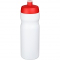 Baseline® Plus 650 ml Sportflasche, Weiß / Rot