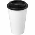 Americano® recycelter isolierter 350 ml Becher, Weiß / Tiefschwarz