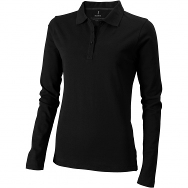 Logotrade werbemittel das Foto: Oakville Langarm Poloshirt für Damen