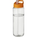 H2O Active® Vibe 850 ml Sportflasche mit Ausgussdeckel, Transparent / Orange