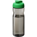 H2O Active® Eco Base 650 ml Sportflasche mit Klappdeckel, Anthrazit / Hellgrün