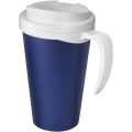 Americano® Grande 350 ml Isolierbecher mit auslaufsicherem Schraubverschluss, Blau / Weiß