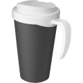 Americano® Grande 350 ml Isolierbecher mit auslaufsicherem Schraubverschluss, Grau / Weiß