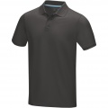 Graphite Poloshirt aus Bio-Baumwolle für Herren, Sturmgrau