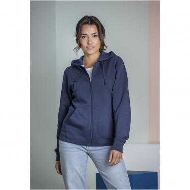 Logotrade Werbeartikel das Foto: Ruby Hoodie mit durchgehendem Reißverschluss aus Bio-Material für Damen