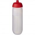 HydroFlex™ Clear 750 ml Squeezy Sportflasche, Rot / Mattklar