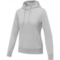 Charon Damen Kapuzenpullover, Grau meliert