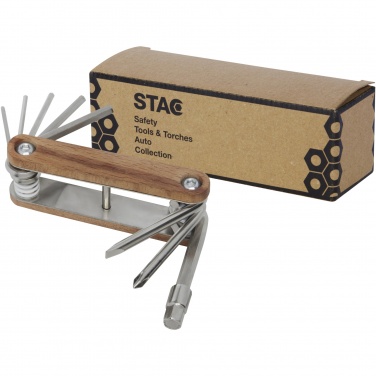 Logotrade Geschäftsgeschenke das Foto: Fixie Fahrrad Multitool aus Holz