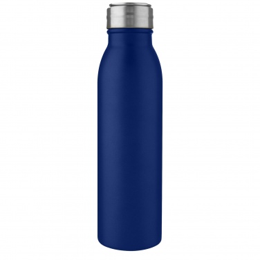 Logotrade Werbeartikel das Foto: Harper 700 ml Sportflasche aus Edelstahl mit Metallschlaufe