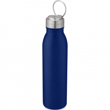 Logotrade Logogeschenke das Foto: Harper 700 ml Sportflasche aus Edelstahl mit Metallschlaufe