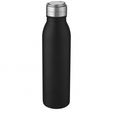 Logotrade Geschäftsgeschenke das Foto: Harper 700 ml Sportflasche aus Edelstahl mit Metallschlaufe