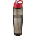 H2O Active® Eco Tempo 700 ml Sportflasche mit Ausgussdeckel, Rot / Anthrazit