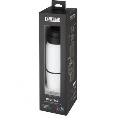 Logotrade Werbeartikel das Foto: CamelBak®  500 ml vakuumisolierte Edelstahlflasche und 350 ml Becher