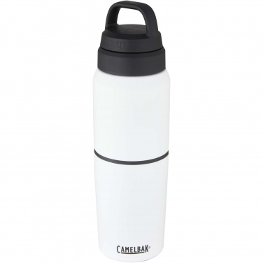 Logotrade Werbeartikel das Foto: CamelBak®  500 ml vakuumisolierte Edelstahlflasche und 350 ml Becher