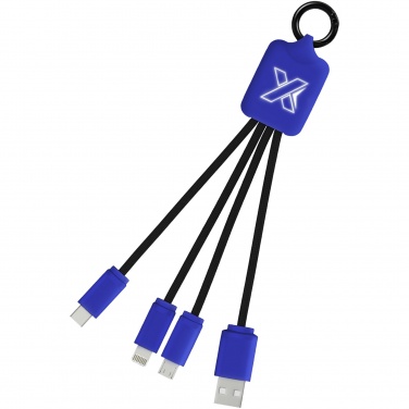 Logotrade werbemittel das Foto: SCX.design C15 Quatro Ladekabel mit Leuchtlogo