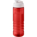 H2O Active® Eco Treble 750 ml Sportflasche mit Stülpdeckel, Rot / Weiß