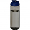 H2O Active® Eco Vibe 850 ml Sportflasche mit Klappdeckel, Anthrazit / Blau