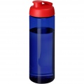 H2O Active® Eco Vibe 850 ml Sportflasche mit Klappdeckel, Blau / Rot