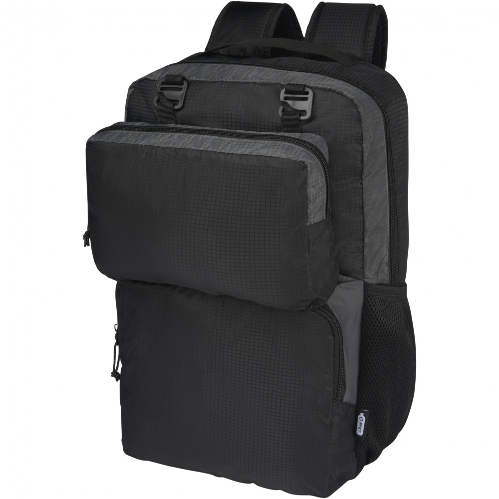 Logotrade werbemittel das Foto: Trailhead 15" GRS recycelter zweifarbiger Laptop-Rucksack 14 L