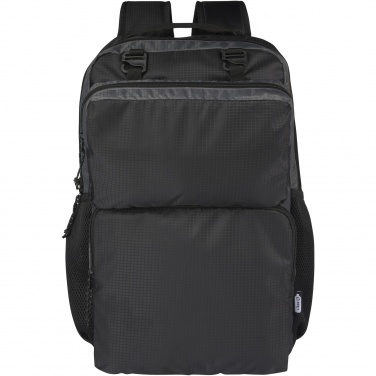 Logotrade Werbegeschenke das Foto: Trailhead 15" GRS recycelter zweifarbiger Laptop-Rucksack 14 L