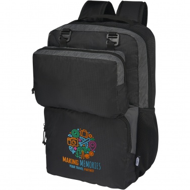 Logotrade Werbegeschenke das Foto: Trailhead 15" GRS recycelter zweifarbiger Laptop-Rucksack 14 L