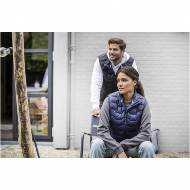 Logotrade Werbegeschenke das Foto: Epidote GRS isolierter Daunen-Bodywarmer aus recyceltem Material für Herren