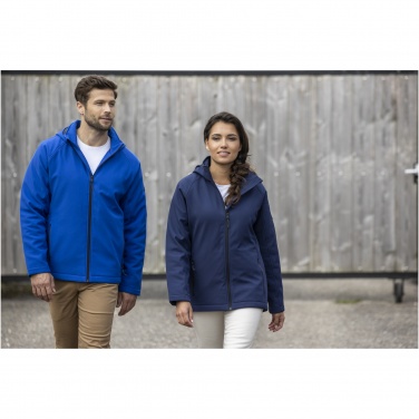 Logotrade Werbeartikel das Foto: Notus wattierte Softshell Herrenjacke