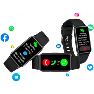 Logotrade Werbegeschenke das Foto: Prixton AT806 Multisport-Smartband mit GPS