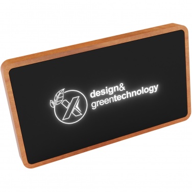 Logotrade Logogeschenke das Foto: SCX.design P36 5000 mAh kabellose Powerbank mit Leuchtlogo