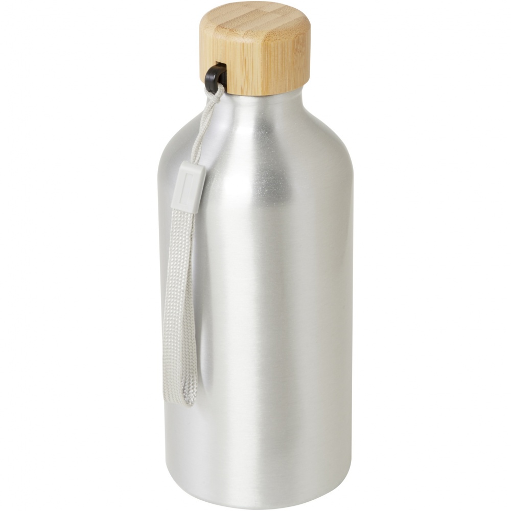 Logotrade Geschäftsgeschenke das Foto: Malpeza 500 ml RCS-zertifizierte Wasserflasche aus recyceltem Aluminium 