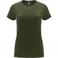 Capri T-Shirt für Damen, Venture Grün