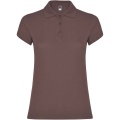 Star Poloshirt für Damen, Blasses Rot