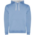 Urban Kapuzenpullover für Herren, Himmelblau / Weiß