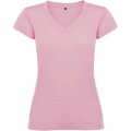 Victoria T-Shirt mit V-Ausschnitt für Damen, Hellrosa