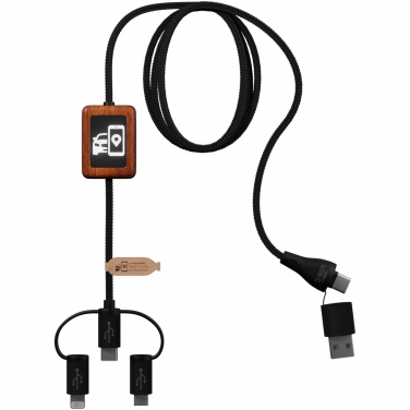 Logotrade werbemittel das Foto: SCX.design C46 5-in-1 CarPlay-Kabel mit Leuchtlogo