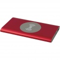 Juice 4000 mAh Typ-C kabellose Powerbank aus recyceltem Aluminium , Rot