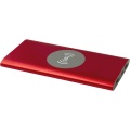 Juice 8000 mAh Typ-C kabellose Powerbank aus recyceltem Aluminium, Rot