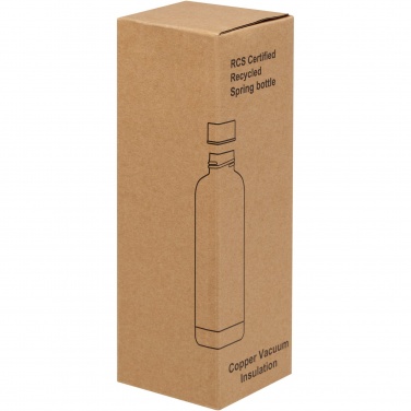 Logotrade Firmengeschenke das Foto: Spring 500 ml RCS-zertifizierte Kupfer-Vakuum Isolierflasche aus recyceltem Edelstahl